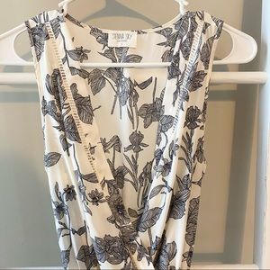 Black and white summer dress